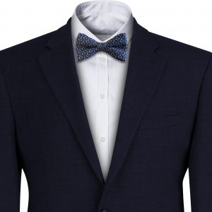 Blue Mason Bow Tie