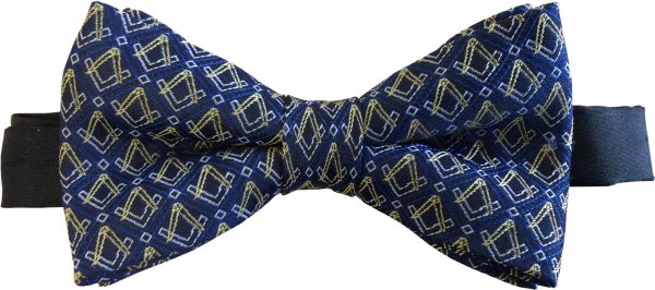 Blue Masons Bow Tie