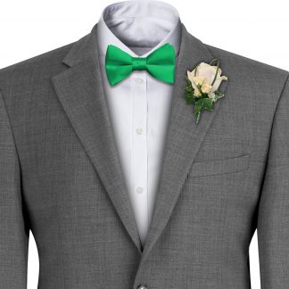 Emerald Green Satin Bow Tie