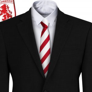 Middlesborough FC Style Football Tie