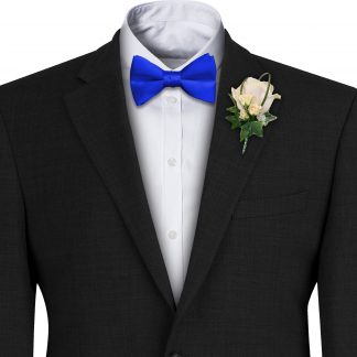 Royal Satin Wedding Bow Tie