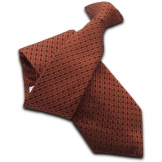 Bronze Circles Clip On tie