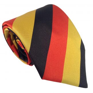 German Embassy Stripes National Flag Tie Football