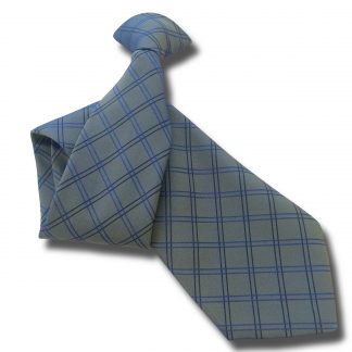 Pearlescent Blue Green Clip On Tie