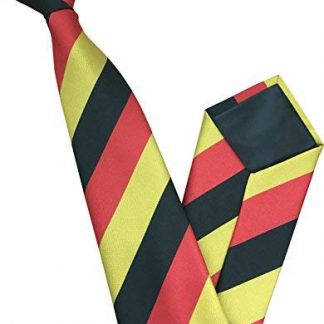 Men's Clip On Tie - German Flag Stripe Colours