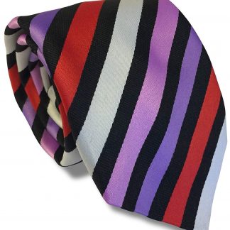 Men's Coloured Stripe Neck Tie