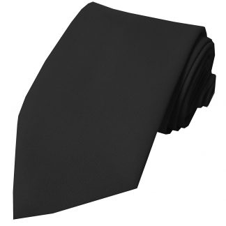 Plain Matt Black Tie - The Formal Tie for every occasion