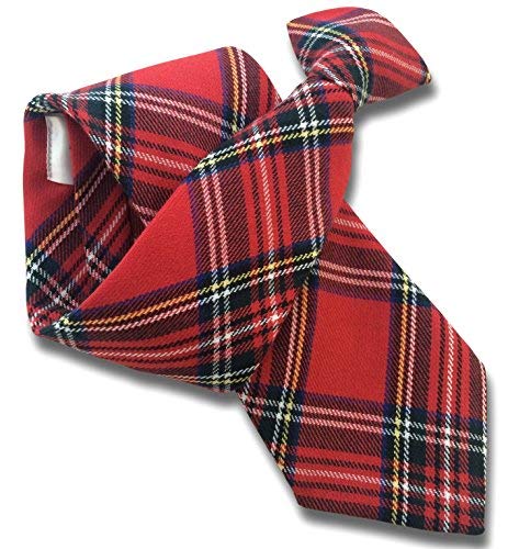 Men’s Royal Stewart Tartan Clip On Tie – Wrexham Club Ties Ltd
