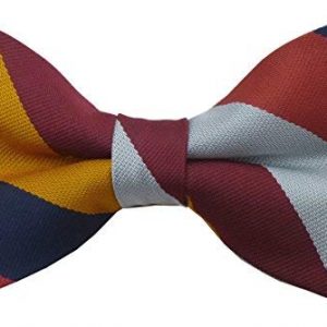 Royal Air Force Regiment RAF Bow Tie (Ready Tied)(Red/Navy/Gold/Maroon/White)