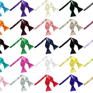 Self Tie Bow Tie Satin Formal Attire Mens Dinner Wear