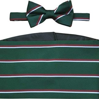 Staffordshire Regiment Cummerbund and Bow Tie Set