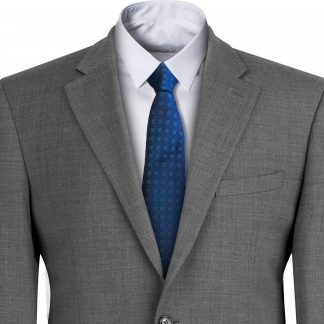 Mens teal With squares Clip On Tie