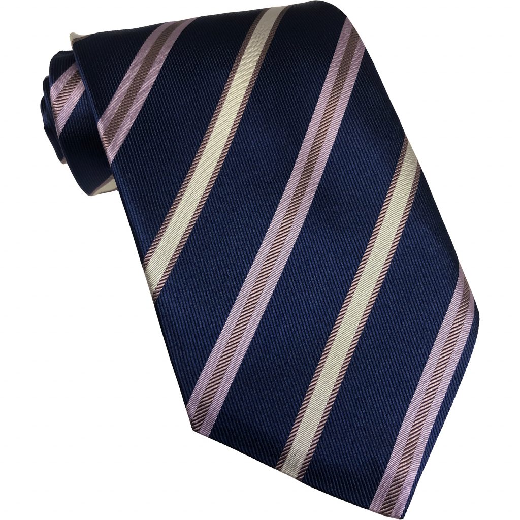 Double Stripe Silk Mens Tie – Wrexham Club Ties Ltd