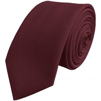 Burgundy Plain Matt Skinny
