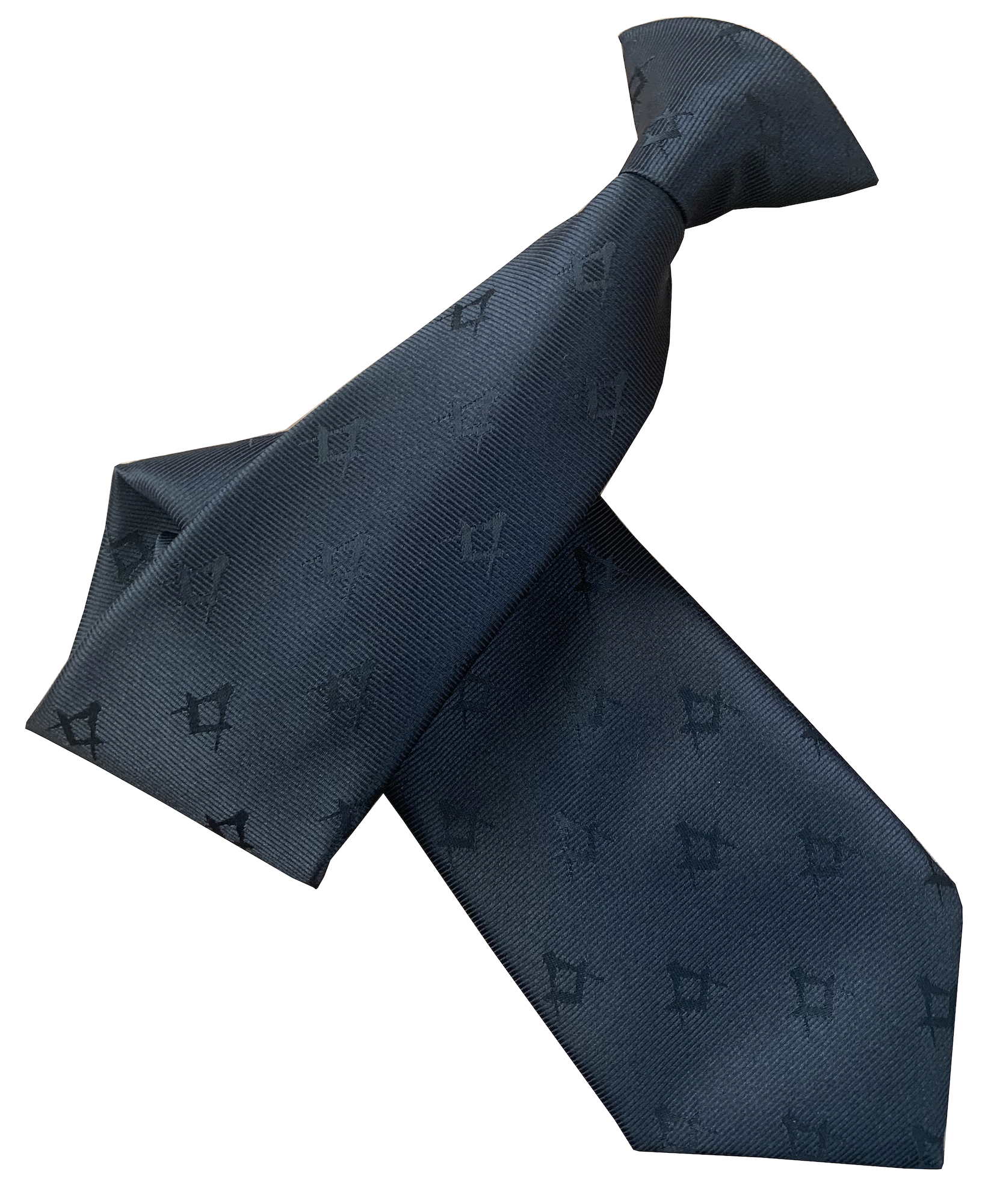 Louis Vuitton Silver Black Logo Men's Tie Clip