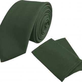 Plain Bottle Green Mens Tie Wide or Skinny Long or Short Optional Epaulettes Workwear