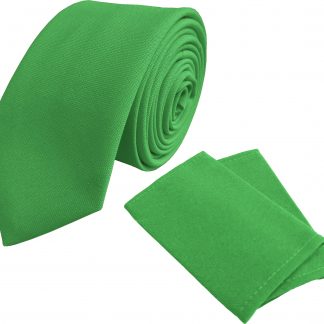 Plain Emerald Green Mens Tie Wide or Skinny Long or Short Optional Epaulettes Workwear