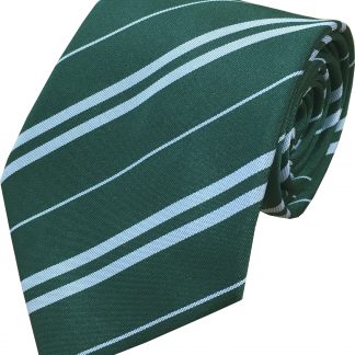 WORLD BOOK DAY! Slytherin School Tie, Clip on or Elastic Tie Pick your size!