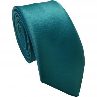 Kingfisher Satin Skinny Tie