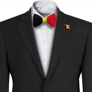 Belgian Flag Bow Tie Belgium Noeud papillon Belge