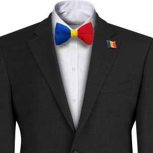 Romanian Flag Bow Tie România Papion Romanesc