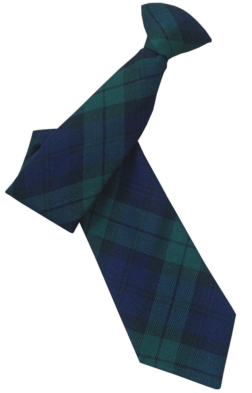 Black Watch Regiment (BW) Regimental Clip On Tie - Image 2