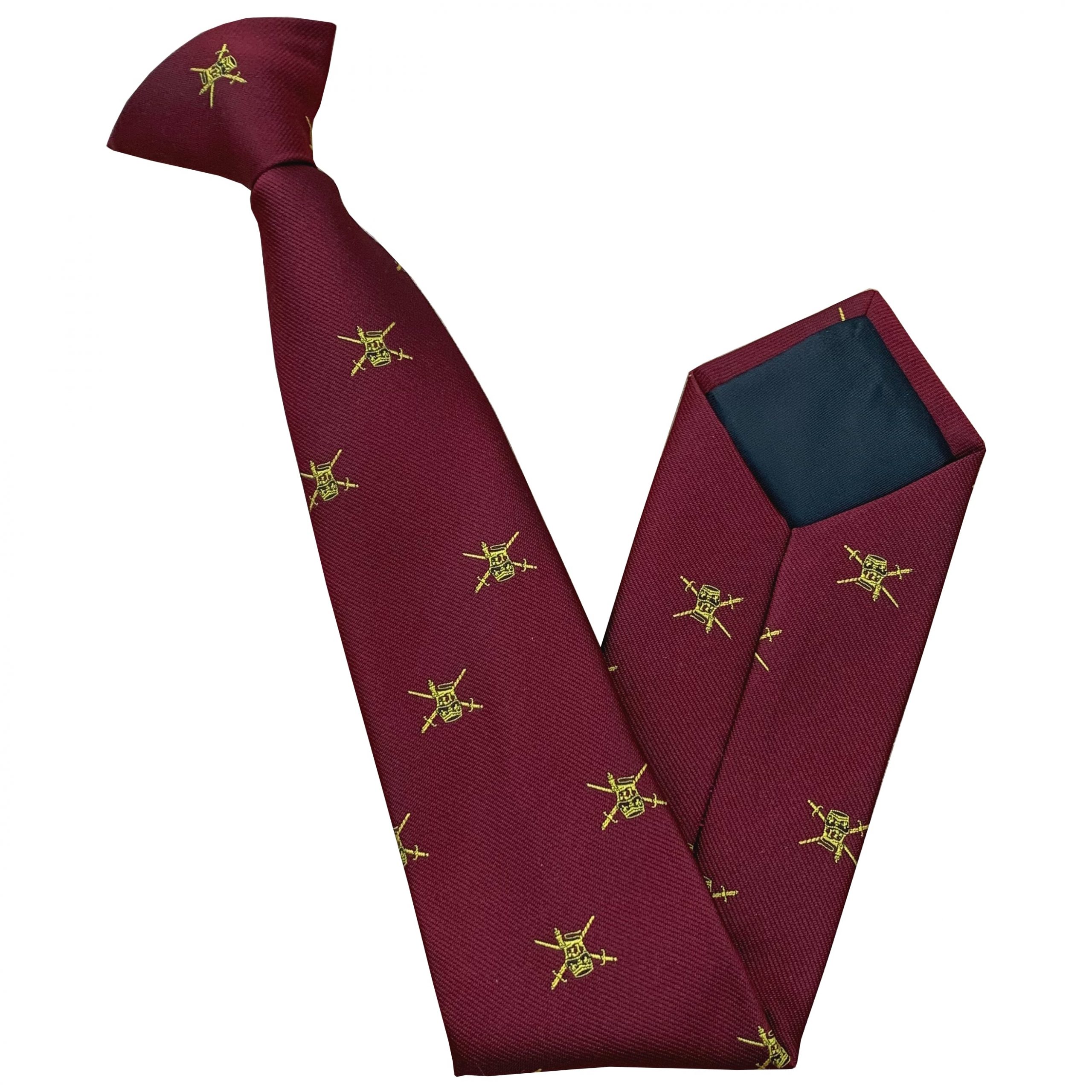 British Army (BA) Regimental Clip On Tie