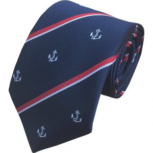 Royal Navy (with Anchor) (RN-Anchor) Regimental Tie
