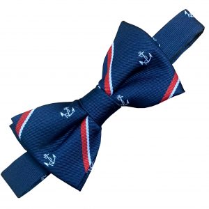 Royal Navy (with Anchor) (RN-Anchor) Regimental (Ready Tied) Bow Tie