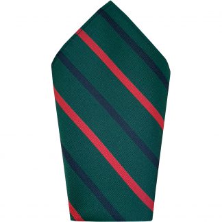Royal Green Jackets (RGJ) Regimental 8 inch Hanky Pocket Square