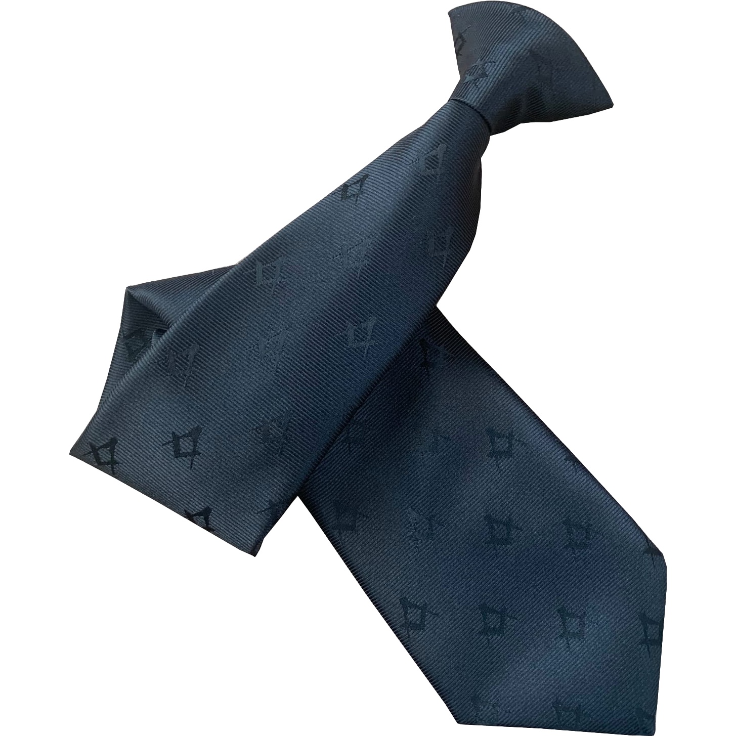 Black Masonic Clip On Tie (Adult)