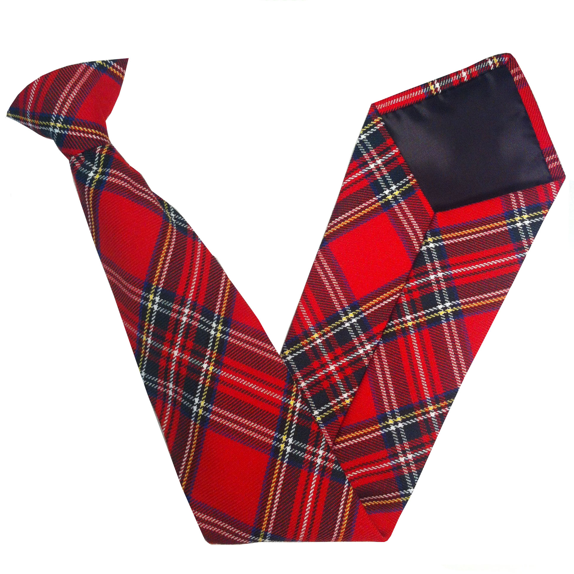 Royal Stewart Tartan Clip On Tie (Adult) - Image 2