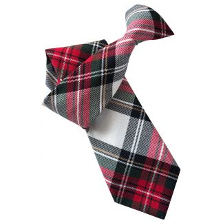 Dress Stewart Tartan Clip On Tie (Adult)