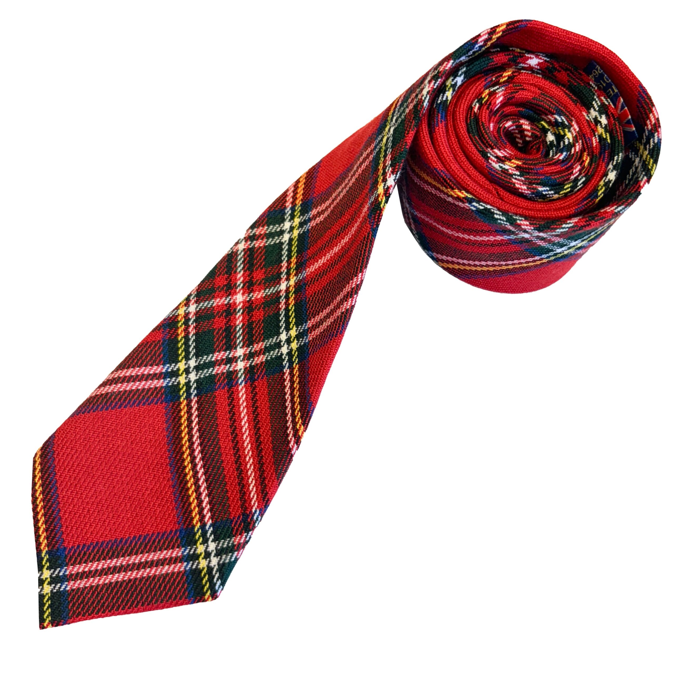 Royal Stewart Tartan Tie (7-10 Years) - Image 2
