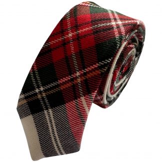 Dress Stewart Tartan Skinny Tie (Adult)