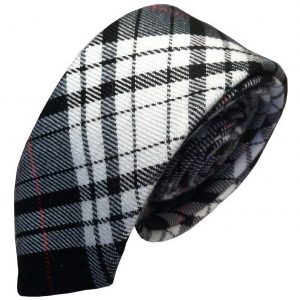 Menzies Tartan Skinny Tie (Adult)