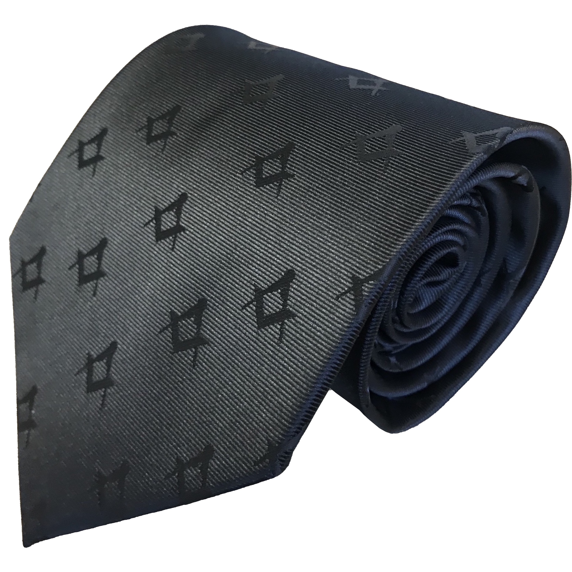Black Masonic Tie (Adult)
