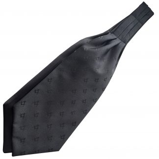 Black Masonic Undershirt Ascot Day Cravat (Adult)