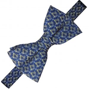 Blue Masonic Ready Tied Bow Tie (Adult)