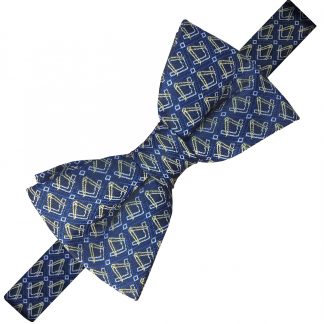 Blue Masonic Ready Tied Bow Tie (Adult)