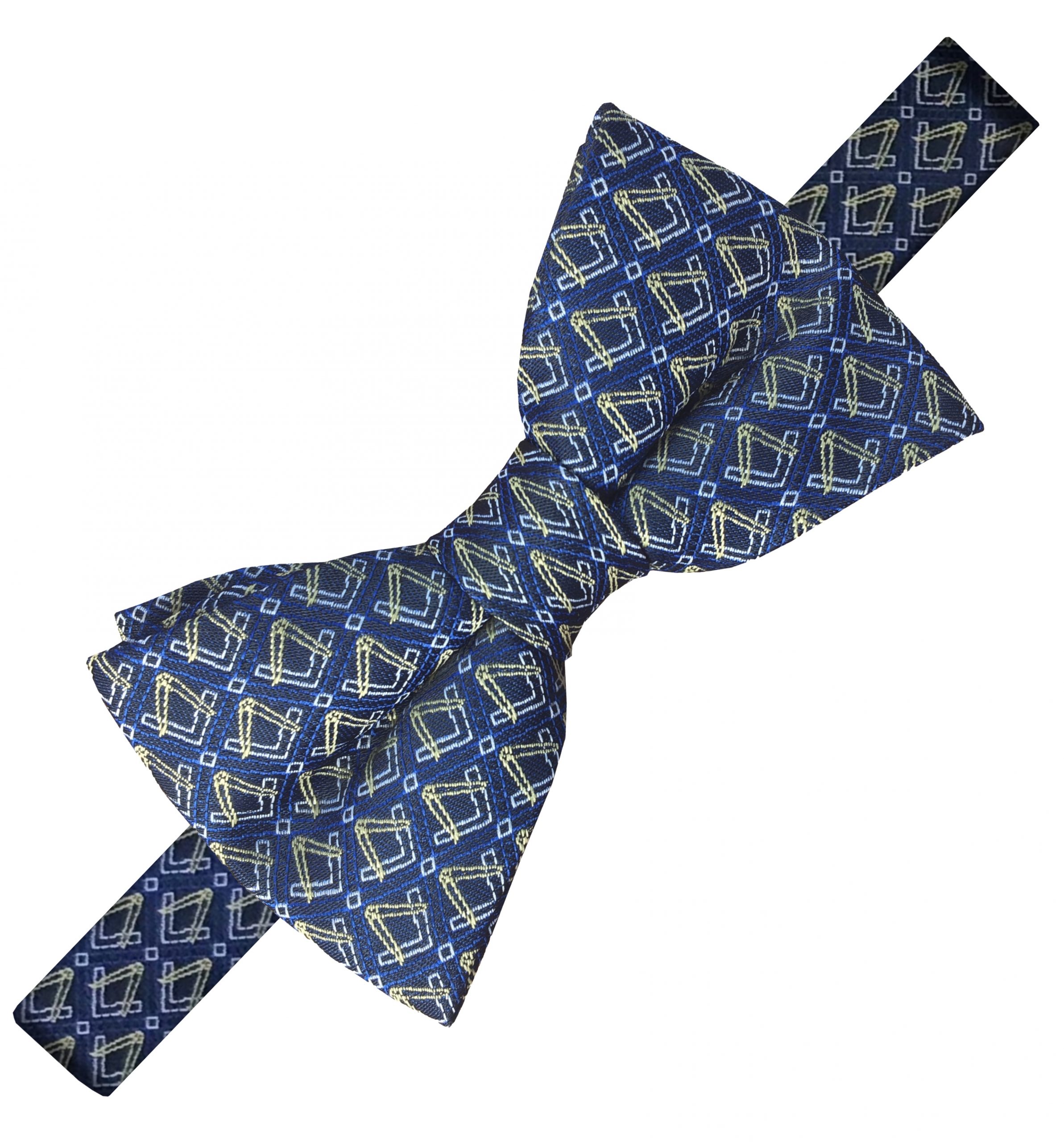 Blue Masonic Ready Tied Bow Tie (Adult)