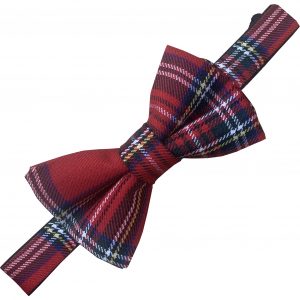 Royal Stewart Tartan Ready Tied Bow Tie (Adult)