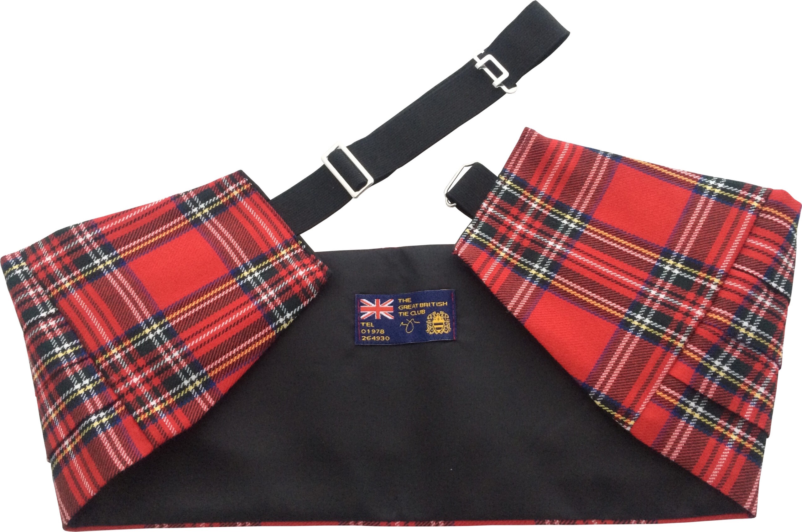 Royal Stewart Tartan Bow Tie, Hanky and Cummerbund Set (Adult) - Image 4