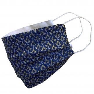 Blue Masonic Face Mask