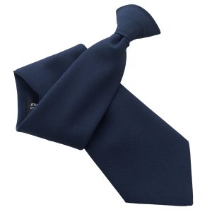 Matt Navy Clip On Tie (Adult)