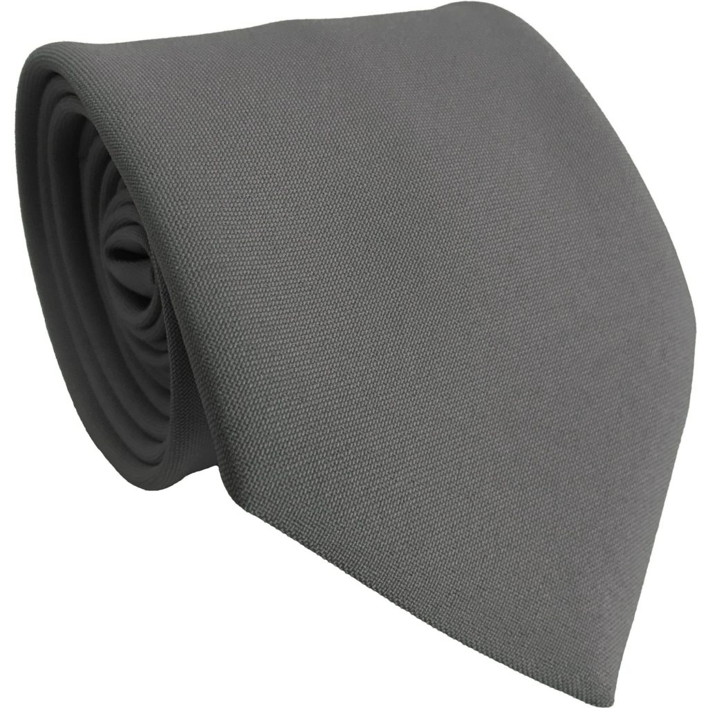 Matt Grey Tie (Adult)