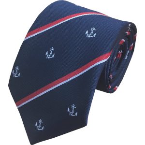 Royal Navy (with Anchor) (RN-Anchor) Regimental Tie