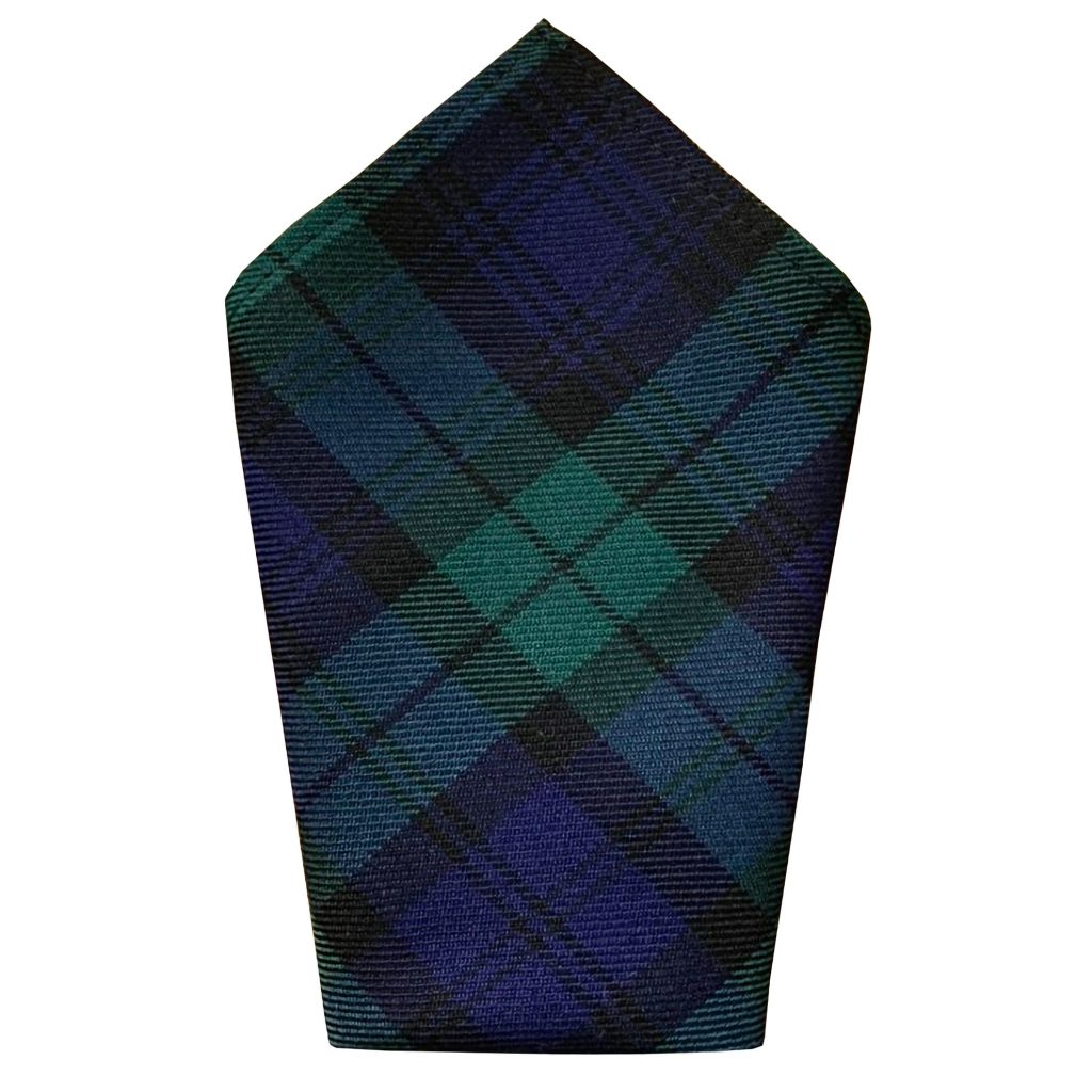 Black Watch Regiment (BW) Regimental 8 inch Hanky Pocket Square