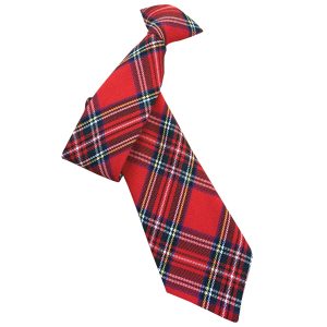 Royal Stewart Tartan Clip On Tie