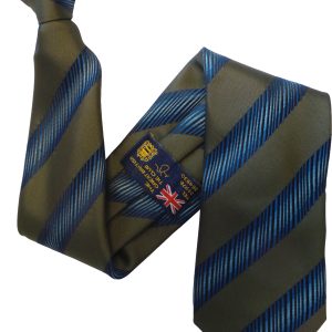 Grey Tiger Stripe Clip On Tie (Copy)